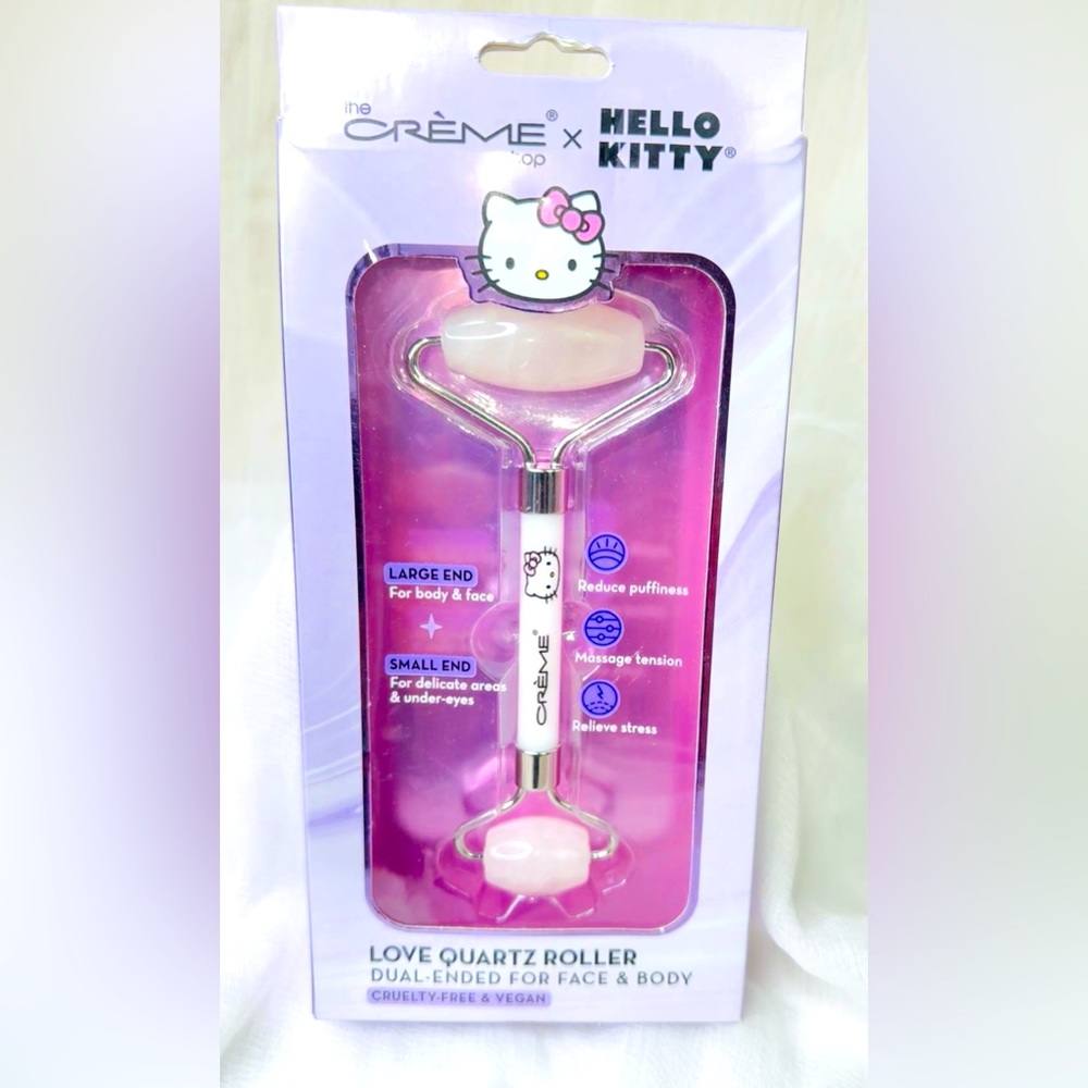 The Crème Shop x Hello Kitty Love Quartz Facial Massage Roller